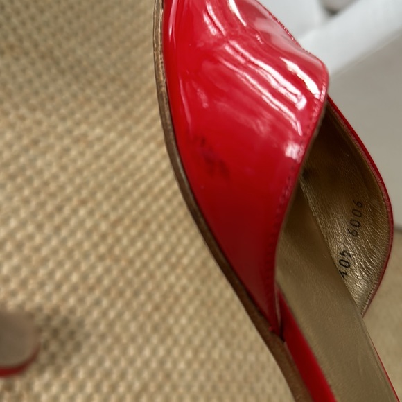 Prada Red Patent Flats 10/10.5 - Picture 8 of 11